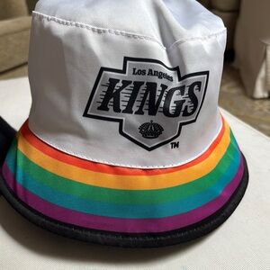 LOS ANGELES KINGS Pride Night Stadium Exclusive Reverse Bucket Hat🌈🏒 UNISEX